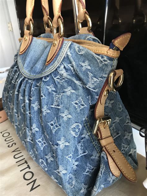 louis vuitton onthego mm denim.